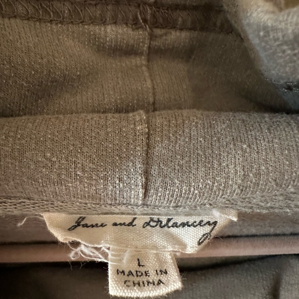 Lightweight, hooded neck pullover. Size L. Barely worn!